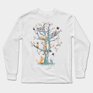 The tree of cat life Long Sleeve T-Shirt